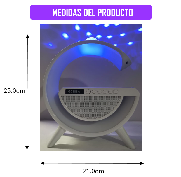 Parlante con Lampara G Inalámbrica 6 en 1